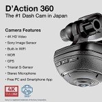 RAZO 360° 4K Dash Cam with WiFi & GPS