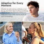 TOZO Open Ear Wireless Headphones with Smart Display