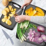 SHURFFY Non-Slip Chopping Board Set of 3