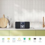 MangoKit MD5 Bluetooth DAB Radio with Speaker