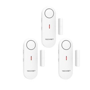 TECKNET 2-in-1 Door & Window Alarm Set