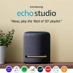 Echo Studio Smart Speaker with 3D Audio & Alexa