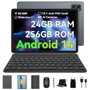 10-Inch BESTTAB Android 14 Tablet with Accessories