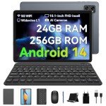 10-Inch BESTTAB Android 14 Tablet with Accessories