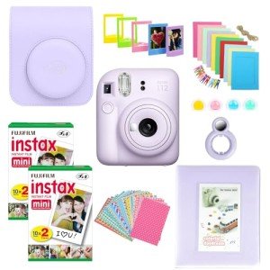 Clikoze Mini 12 Instant Camera Bundle - Lilac Purple