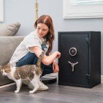 Biometric Fireproof Safe Box with Touch Screen