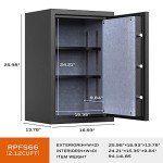 Biometric Fireproof Safe Box with Touch Screen