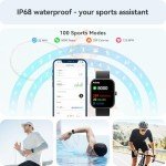 Smartwatch with Alexa, Fitness Tracker & Call Function
