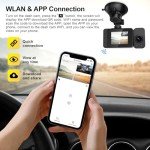 Ginarelo Wireless Dual Lens Dash Cam - 1080P