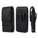 Leather Phone Holder with Belt Clip and Card Slot