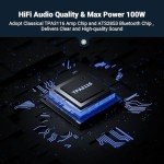 NEOHIPO Mini Bluetooth Stereo Power Amplifier 50W