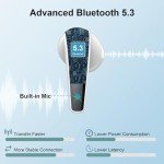 Bluetooth 5.3 Wireless Earbuds with Noise Cancellation