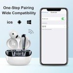 Bluetooth 5.3 Wireless Earbuds with Noise Cancellation