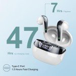 Bluetooth 5.3 Wireless Earbuds with Noise Cancellation
