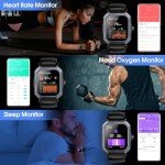 1.85" Touch Screen Smartwatch for Fitness Tracking