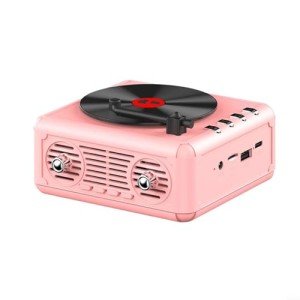 Portable CD Player with Speakers - Pink