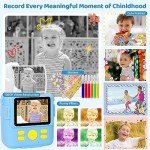 Kids Instant Print Camera with 32GB SD Card