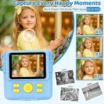 Kids Instant Print Camera with 32GB SD Card