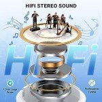 Bluetooth 5.3 Wireless Earbuds with Noise Cancelling