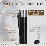 Genrise Stash Lighter with Hidden Storage Compartment
