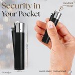Genrise Stash Lighter with Hidden Storage Compartment
