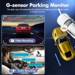 RoadZ 4K/2K Dual Dash Cam with GPS and 64GB Card