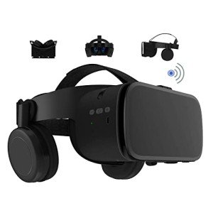 Wireless VR Headset with Bluetooth Remote for Movies