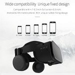 Wireless VR Headset with Bluetooth Remote for Movies