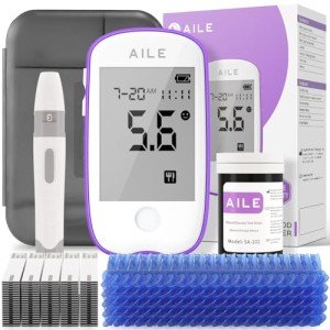 AILE Blood Glucose Monitor Kit for Home Use