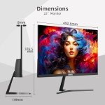 CHiQ 22F650 Ultra Slim FHD 22-Inch Monitor