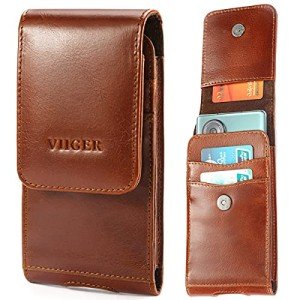 VIIGER Leather Belt Holster for Smartphones