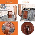 VIIGER Leather Belt Holster for Smartphones