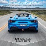DYNACAM 4K Dual Dash Cam with Night Vision