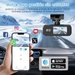 DYNACAM 4K Dual Dash Cam with Night Vision