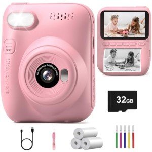 Hangrui Instant Print Kids Camera with Accessories