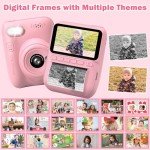 Hangrui Instant Print Kids Camera with Accessories
