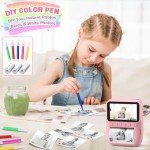 Hangrui Instant Print Kids Camera with Accessories