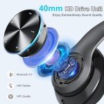Wireless Over-Ear Bluetooth Headphones with HiFi Sound