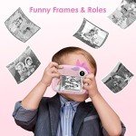 HiMont Kids Digital Instant Print Camera (Pink)