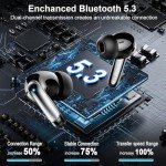 Bluetooth 5.3 Wireless Earbuds with Noise Cancelling