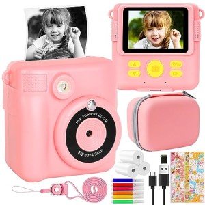 Kids Instant Print Camera with 32GB SD Card