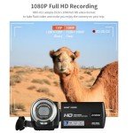 Andoer 1080P Full HD Vlogging Camcorder with LCD Screen