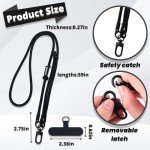 Adjustable Phone Lanyard Strap for Smartphones