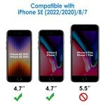JETech Privacy Screen Protector for iPhone - 2-Pack