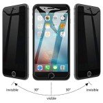 JETech Privacy Screen Protector for iPhone - 2-Pack