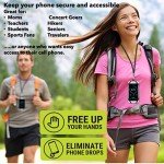 Smartphone Lanyard Neck Strap with Silicone Holder