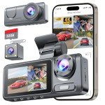 4K Dual Dash Cam with Night Vision & 32GB Card
