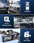 4K Dual Dash Cam with Night Vision & 32GB Card