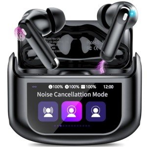Bluetooth Wireless Earbuds with Touch Control and ANC