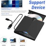 7-in-1 Portable External Blu-ray DVD Drive